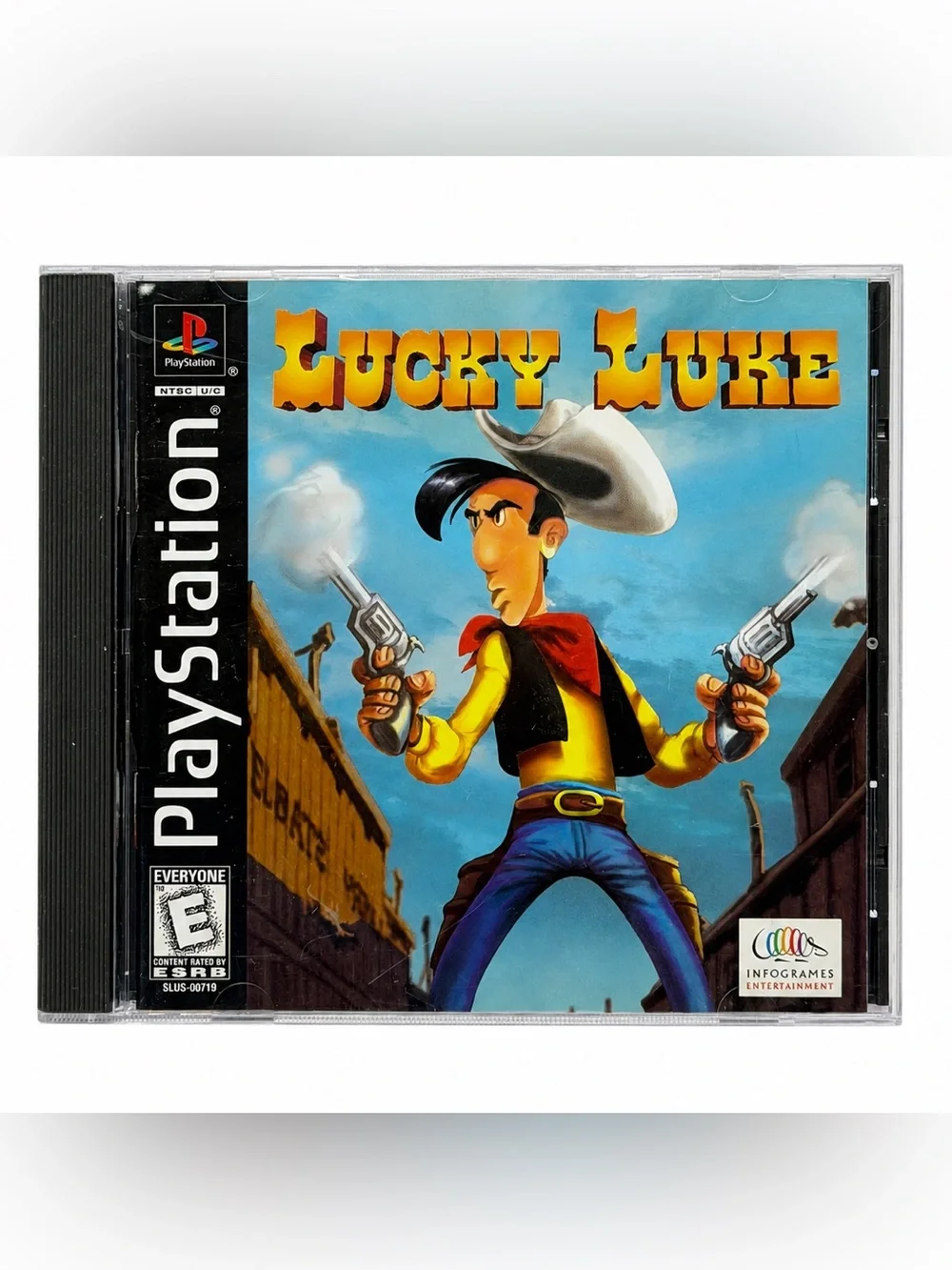 Lucky Luke (Sony Playstation 1 PS1, 1998) Complete w/Manual-Case CIB - Tested
